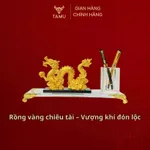 Hộp Đựng Bút Pha Lê TAMU Kim Long Phú Quý, Chất Liệu Đồng Mạ Vàng Và Pha Lê K9 Cao Cấp, Quà Lưu Niệm — ảnh 2