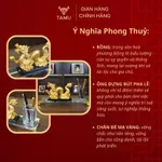 Hộp Đựng Bút Pha Lê TAMU Kim Long Phú Quý, Chất Liệu Đồng Mạ Vàng Và Pha Lê K9 Cao Cấp, Quà Lưu Niệm — ảnh 4