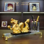 Hộp Đựng Bút Pha Lê TAMU Kim Long Phú Quý, Chất Liệu Đồng Mạ Vàng Và Pha Lê K9 Cao Cấp, Quà Lưu Niệm — ảnh 6