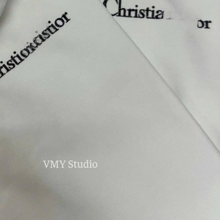 VMY Studio - Áo phông trơn thêu chữ basic trẻ trung, áp thun cổ tròn tay ngắn thêu chữ cá tính nữ
