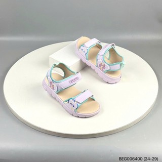 Sandal bé gái quai hậu nhám dán đế siêu nhẹ hình công chúa BEG006400 2 màu tím, xanh dương
