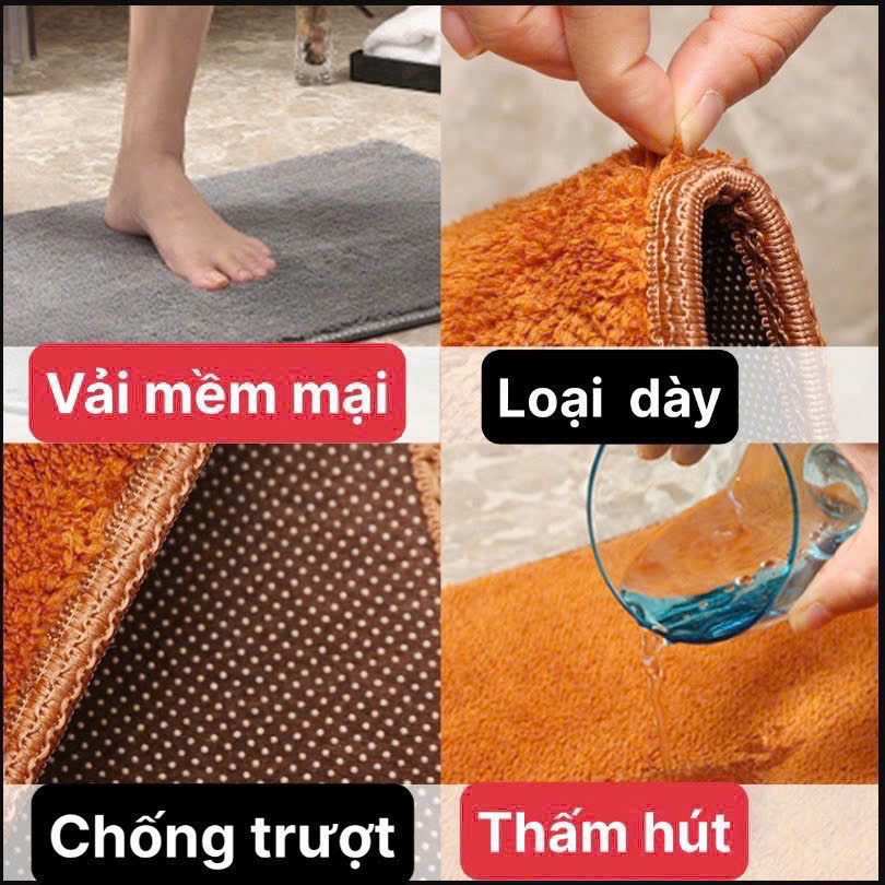 SET 2 THẢM LAU CHÂN TEM BÀN CHÂN