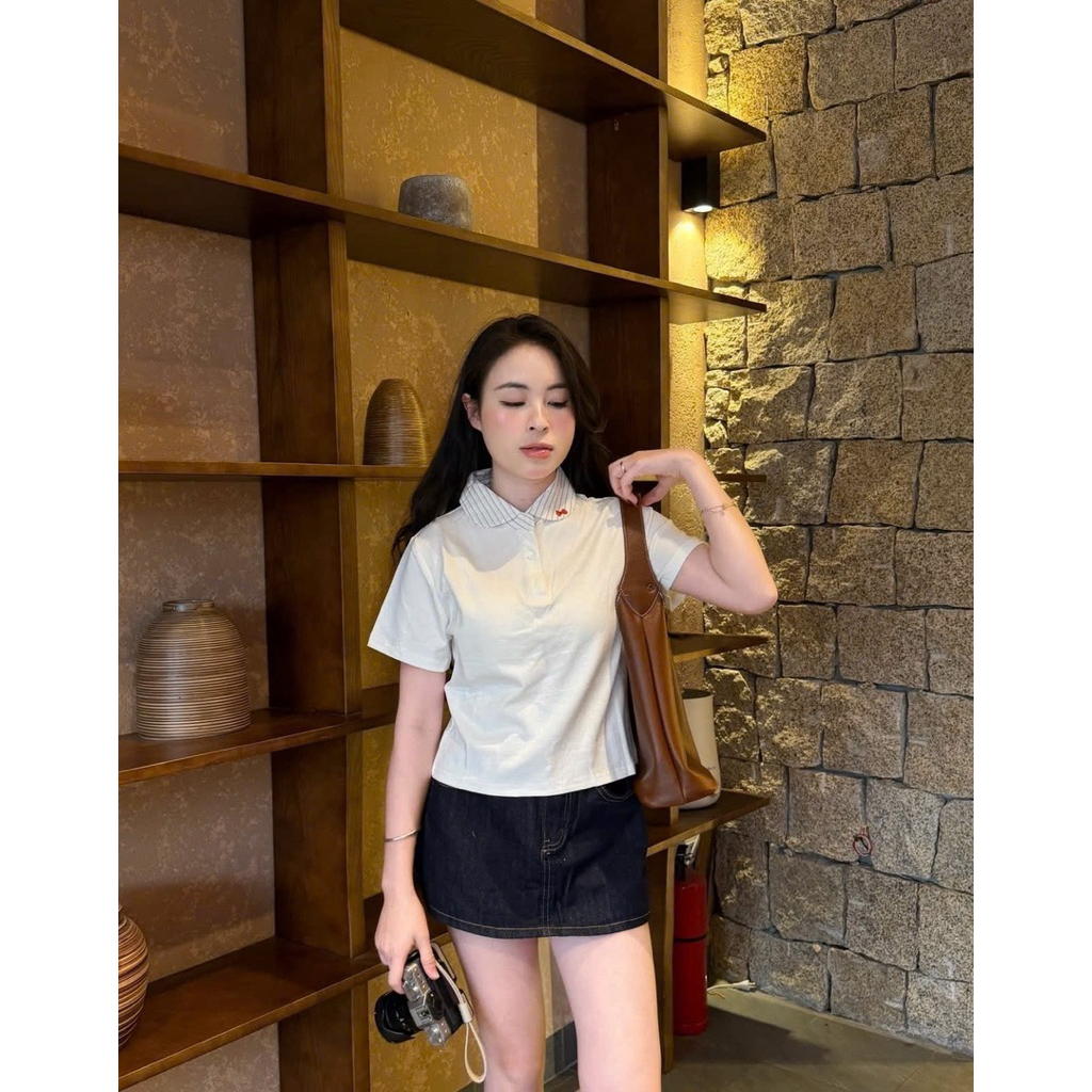 [𝐒𝐮𝐙𝐲] Thun Siêu Mát Cổ Sen Kẻ Tim QCCC (48-54kg)u