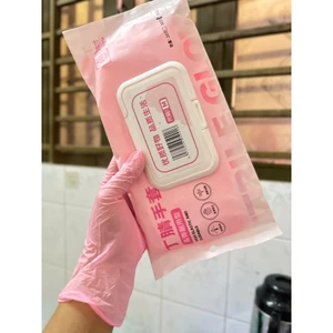 TÚI 30 GĂNG TAY NẤU ĂN LÀM BẾP MÀU HỒNG