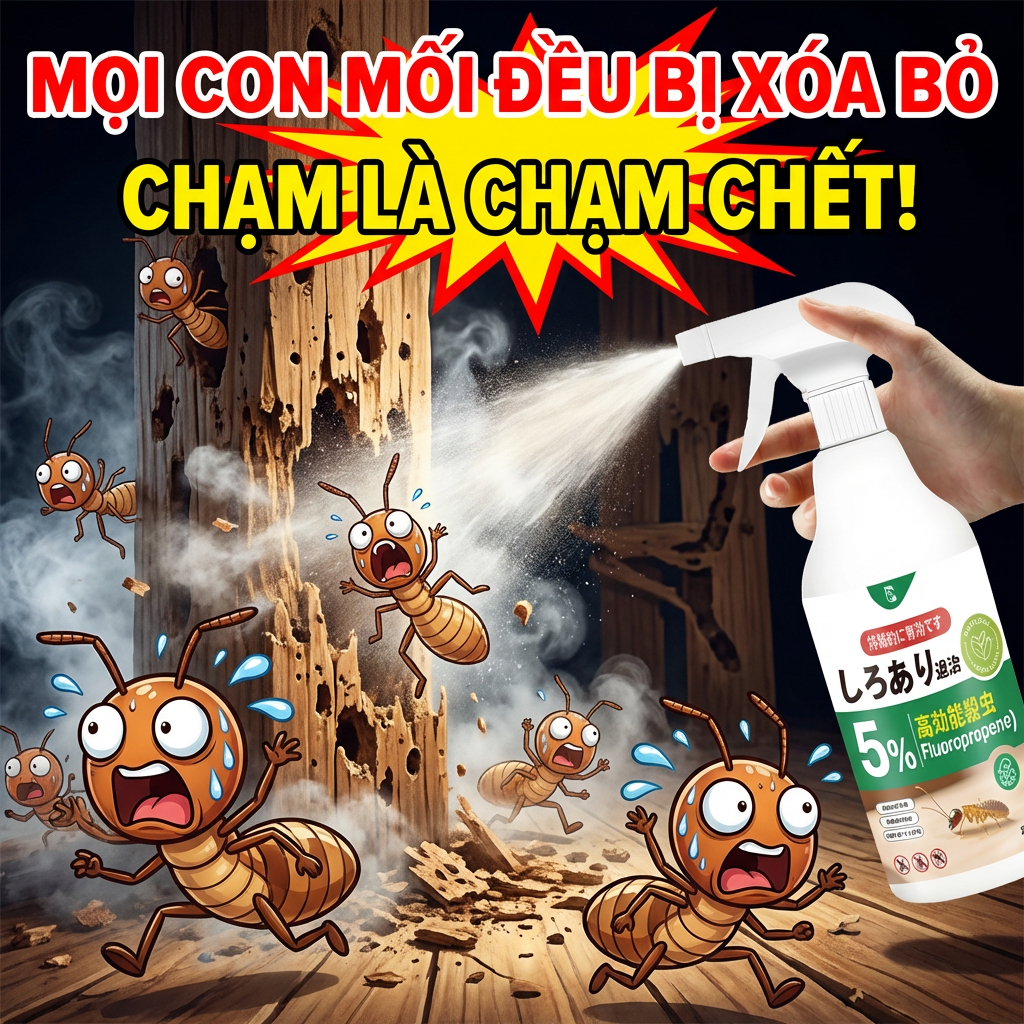 ✅ Xịt một lần, mối chết cả ổ! ✅ Thuốc xịt mối thuốc diệt mối thuốc diệt côn trùng An toàn cho người nhưng tiêu diệt