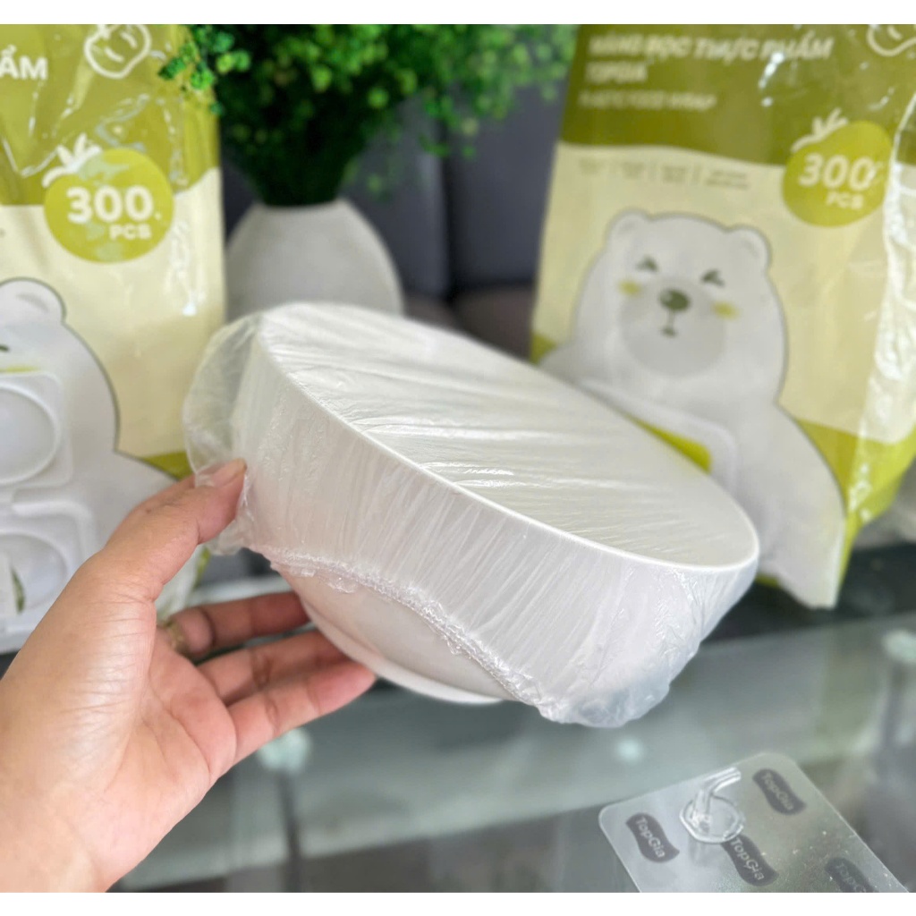 TÚI 300 CHIẾC MÀN BỌC THỰC PHẨM GẤU SANG TRỌNG SẠCH SẼ