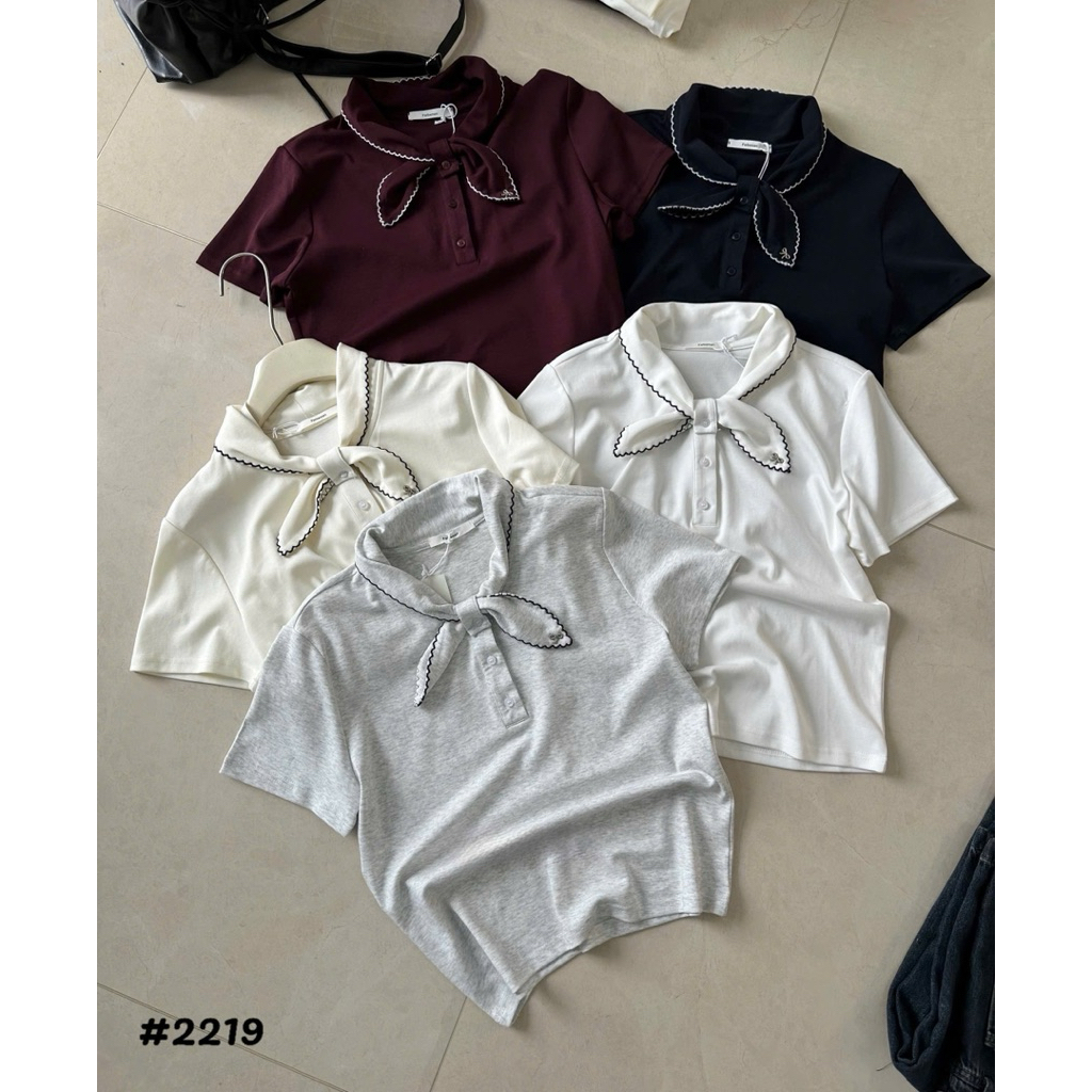 [𝐒𝐮𝐙𝐲] Thun Cổ Thắt Nơ Siêu Mát QCCC (48-57kg)