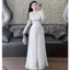 Đầm Nữ Ren Dài Full Lót Dáng Xòe Tiểu Thư Xinh
