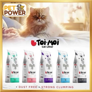 Cát Vệ Sinh Cát Đất Sét Cho Mèo TOI – MOI Không Bụi Thấm Hút Tốt Khử Mùi 10KG - 5KG