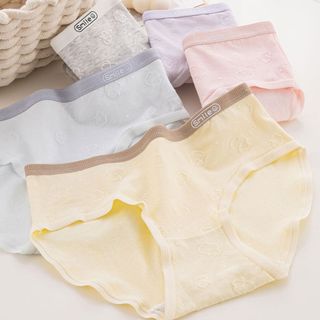 Quần lót nữ cotton cao cấp viền màu bo chun co giãn êm ái thấm hút đáy lót kháng khuẩn DEVARI LY01