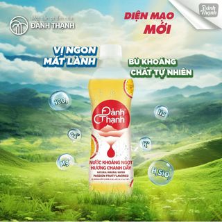 [MIX] Nước Khoáng Ngọt Hương Chanh Có Gas Thiên Nhiên 430ml Đảnh Thạnh - Giàu và bổ sung vi khoáng tự nhiên