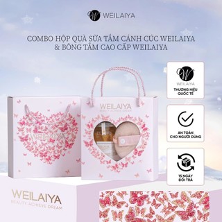 Sữa tắm WEILAIYA sữa tắm trắng da hương hoa weilaiya Whitening Shower Gel 450ml - Kosmi Beauty