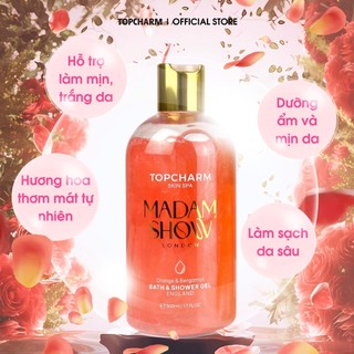 Sữa Tắm Thiên Nhiên Hương Hoa Sang Trọng Lưu Hương 24h - Dung tích 500ml - TOPCHARM