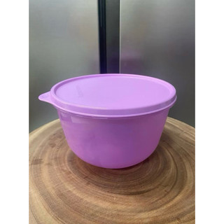 Sét bowl tròn tím 1L - 1.5L - 2L, tup indo, hộp tròn kín khí, kín mùi