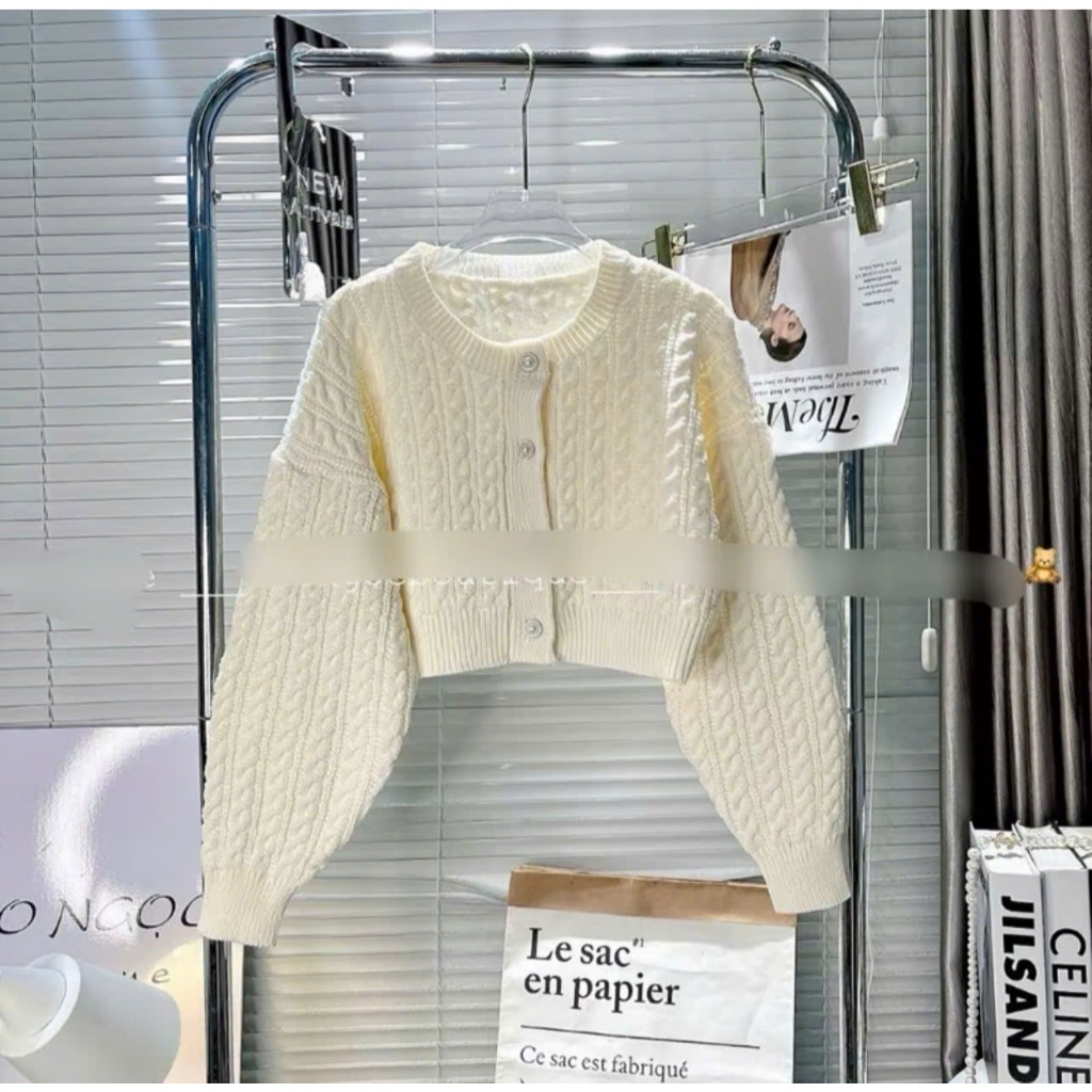 [SALE ĐẦU MÙA] Áo Gile Len Cardigan, Áo Khoác Nữ Xinh Xắn Phong Cách Hàn Quốc Dễ Phối Đồ - SMCT