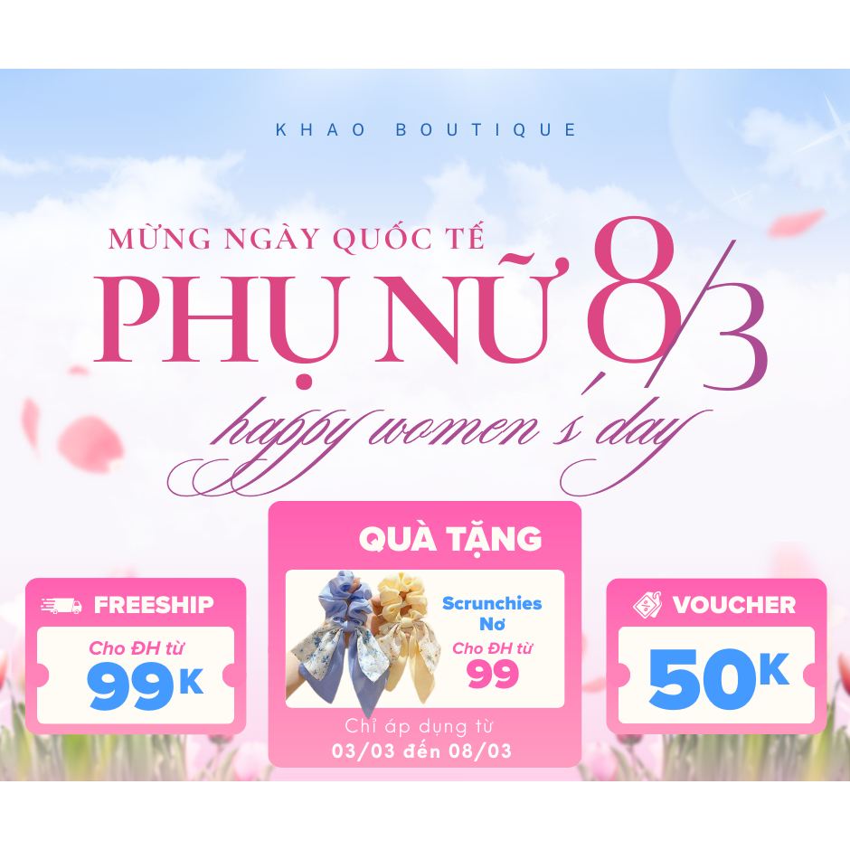 [QUÀ TẶNG KHÔNG BÁN] Quà tặng Scruchies Nơ màu sắc ngẫu nhiên