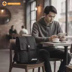 Balo Thời Trang Cao Cấp Xbags Modern Xb 2007 Màu Đen – Rộng Rãi,Có Ngăn Laptop, Đi Học Đi Làm!