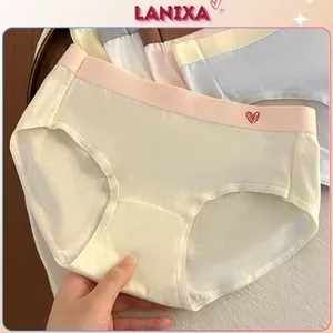 Quần lót nữ cotton cao cấp thoáng khí cạp vừa bo chun đàn hồi tôn dáng kiểu basic LANIXA L183 -CB