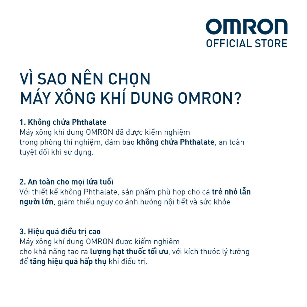 Máy Xông Khí Dung Dạng Lưới Omron NE-U200