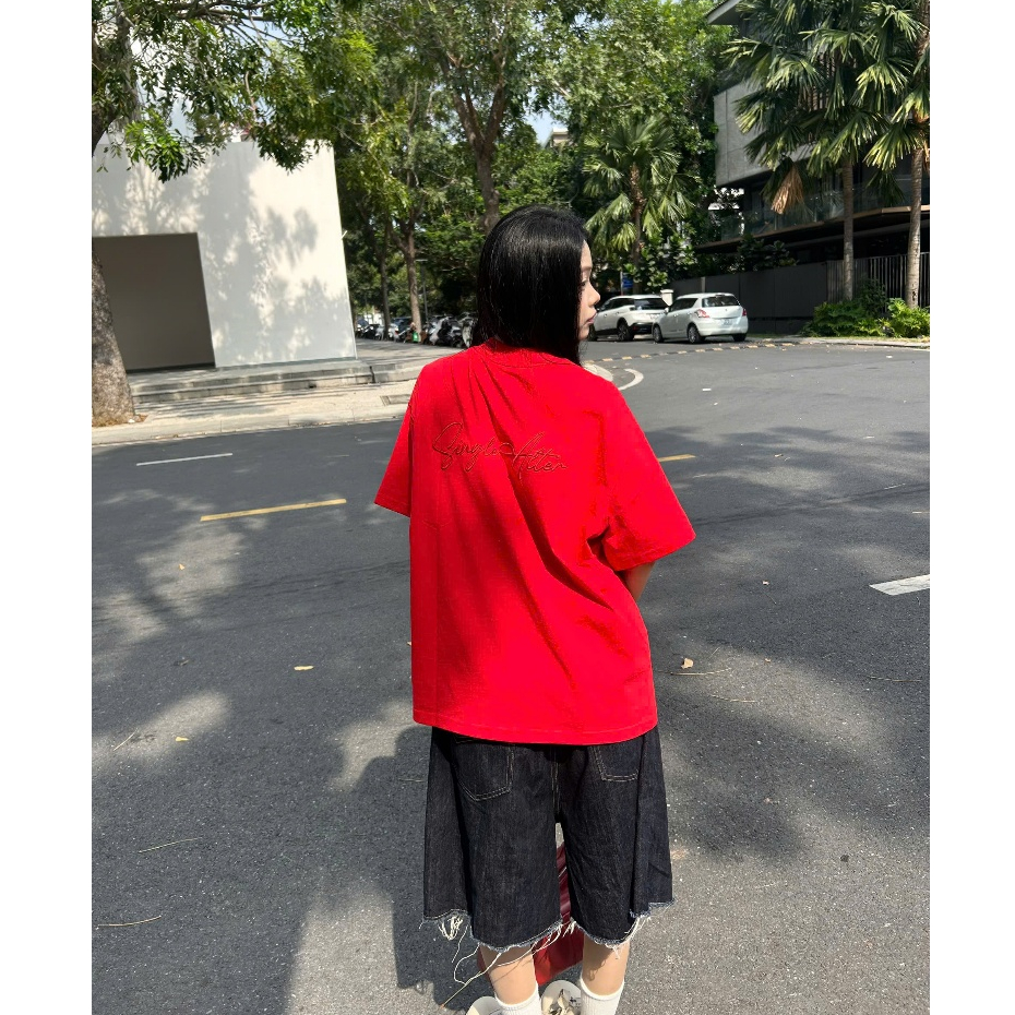 Áo Thun Boxy Single Alter Nevasome Cotton 250gsm Local Brand Tay Lỡ Form Boxy Rộng Nam Nữ Womenswear