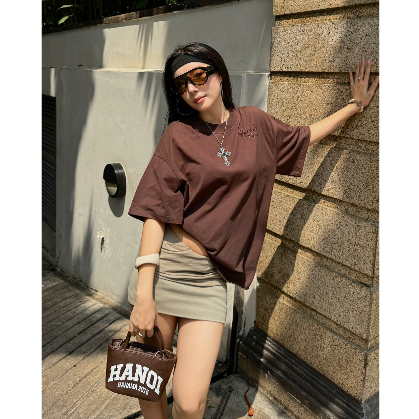 Áo Thun Boxy Single Alter Nevasome Cotton 250gsm Local Brand Tay Lỡ Form Boxy Rộng Nam Nữ Womenswear