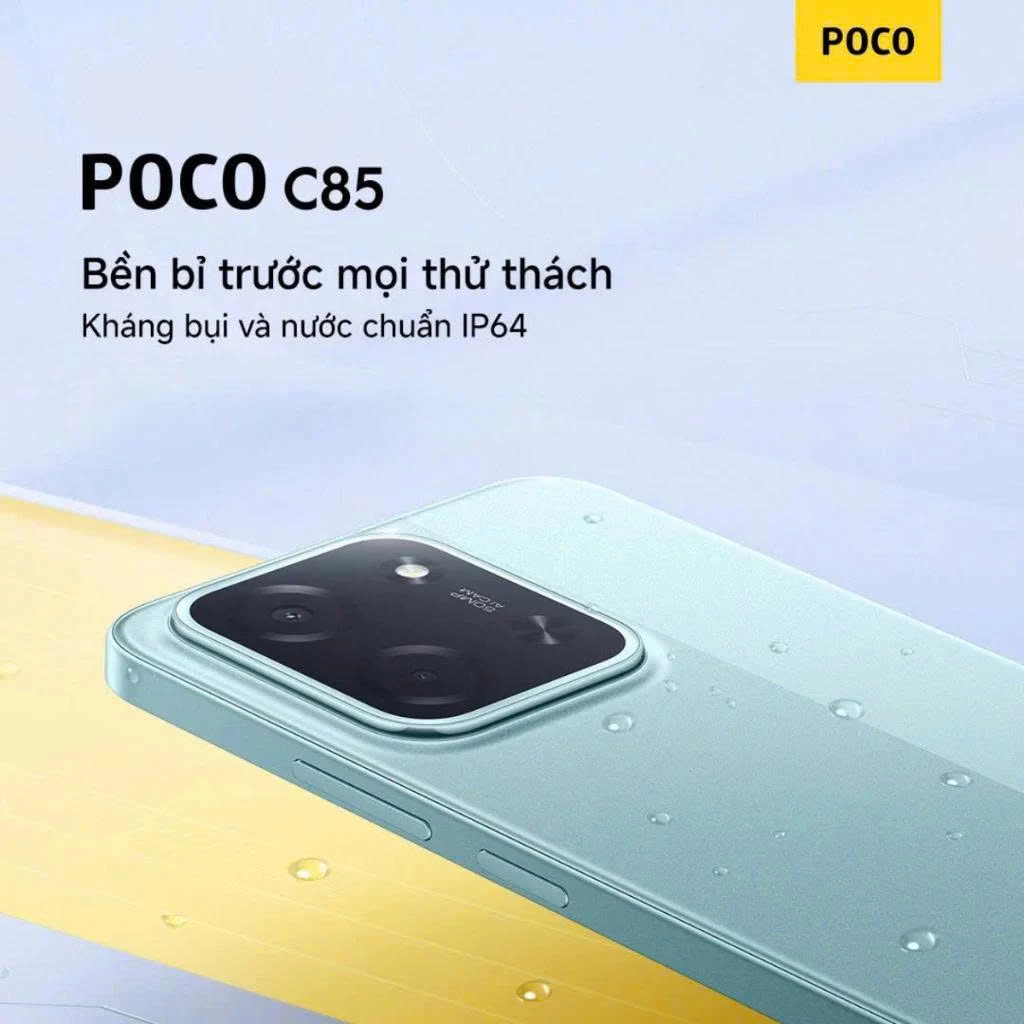 Điện thoại XIAOMI POCO C85 (6+128GB) | Màn 6.9" 120Hz | Camera 50MP | Chip Helio G81-Ultra