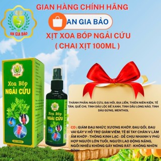 Dầu xoa bớp Ngãi Cưu-dầu xoa bớp giảm đau nhức xương khớp- đau cơ- nhức mỏi xương khớp