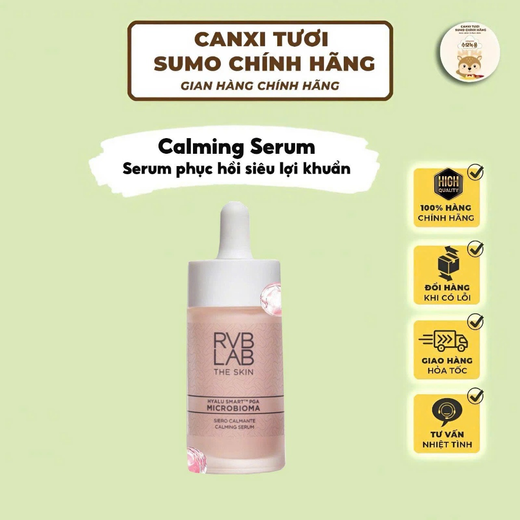 Huyết Thanh Phục Hồi Siêu Lợi Khuẩn RVB LAB Calming Serum - Giải Pháp Cho Da Nhạy Cảm, Giãn Mao Mạch & Nhiễm Corticoid 3