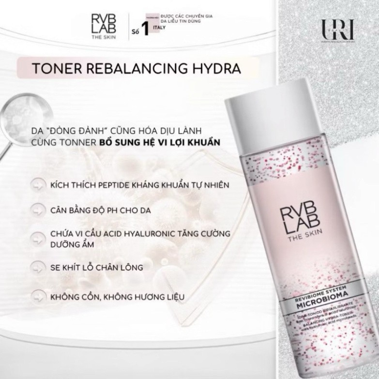 Toner Cân Bằng Lợi Khuẩn RVB LAB Microbioma - Phục Hồi Độ Ẩm & Bảo Vệ Da Chuyên Sâu 200ml