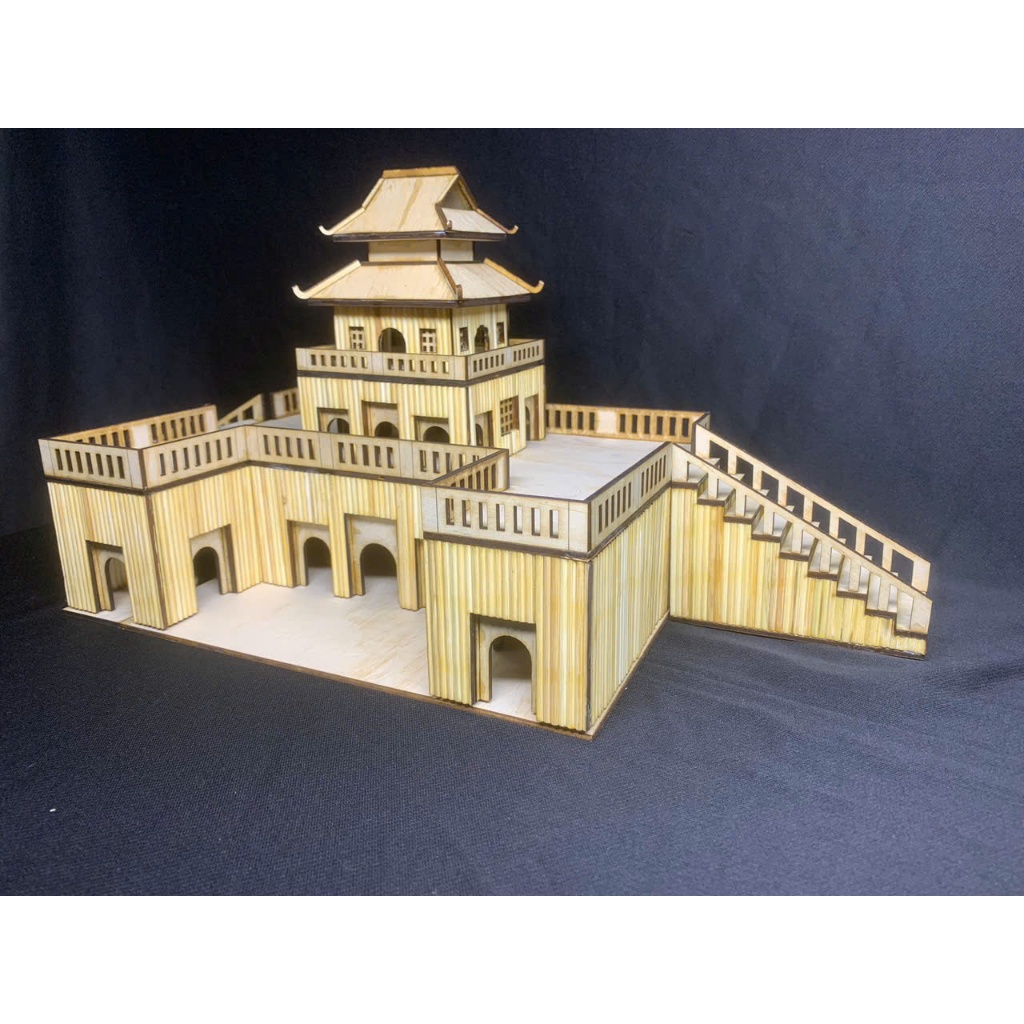 Mô hình Hoàng Thành Thăng Long bằng tăm tre- KB01