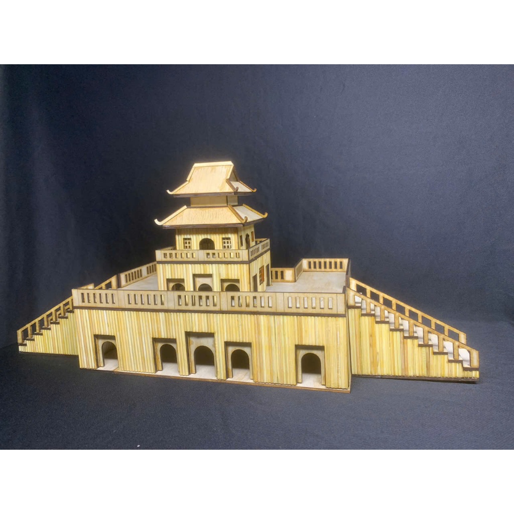 Mô hình Hoàng Thành Thăng Long bằng tăm tre- KB01