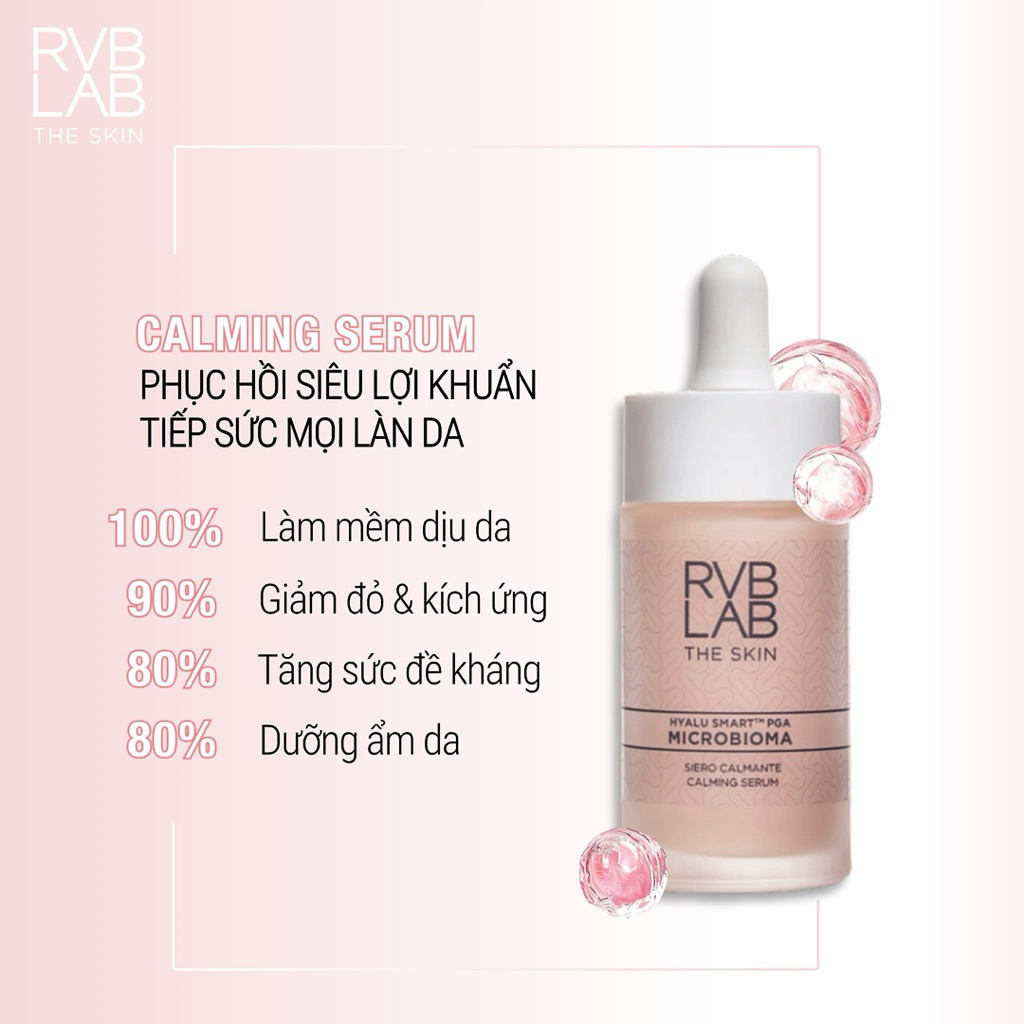 Huyết Thanh Phục Hồi Siêu Lợi Khuẩn RVB LAB Calming Serum - Giải Pháp Cho Da Nhạy Cảm, Giãn Mao Mạch & Nhiễm Corticoid 3
