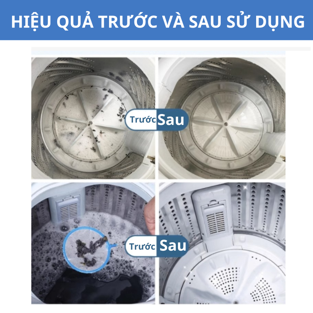 Bàn chải vệ sinh máy giặt cán dài 60cm, đầu mềm linh hoạt, làm sạch sâu