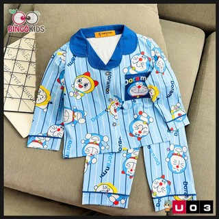 Bộ Pijama Tay Dài Cho Bé Trai 10-45kg - Đồ Bộ Ngủ Thun Lạnh 3D Cao Cấp, Vải Mềm Mướt Nằm Điều Hòa Siêu Thích