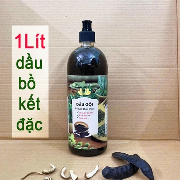 Dầu gội bồ kết 1 LÍT, bồ kết thảo dược cô đặc, sạch gàu, giảm rụng