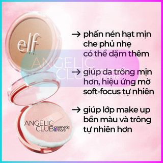 Phấn Phủ ELF, Phấn Phủ Dạng Nén e.l.f Halo Glow Powder Filter, Blur Lỗ Chân Lông, Finishing Powder