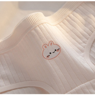 Quần lót nữ cotton gân tăm dày dặn co giãn linh hoạt cạp vừa tôn dáng kiểu dáng xinh xắn DEVARI L566