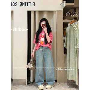 Thun Dáng Rộng Dấu Quần In Hình QCCC (1m58 Trở Lên)