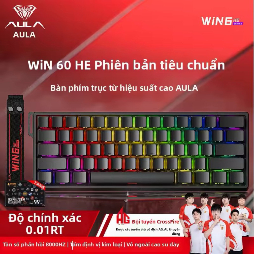 (SẴN HÀNG) Bàn Phím Cơ Gaming AULA WIN60HE / WIN60HE PRO / WIN68HE PRO / WIN68HE Max / Rapid Trigger | 8000hz Cực Nhạy | BigBuy360 - bigbuy360.vn