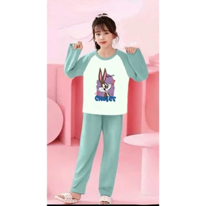 🌸 BỘ ĐỒ BÉ GÁI DÀI TAY – HÌNH CỰC ĐÁNG YÊU 🐱💕 DS533