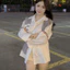 Áo Sơ Mi Dài Tay Phối 3 Sọc Kèm Khăn Choàng ❤️