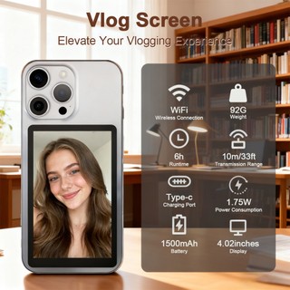 FEINODI Thiết bị hỗ trợ selfie cầm tay, thiết bị từ tính, điều khiển từ xa Bluetooth