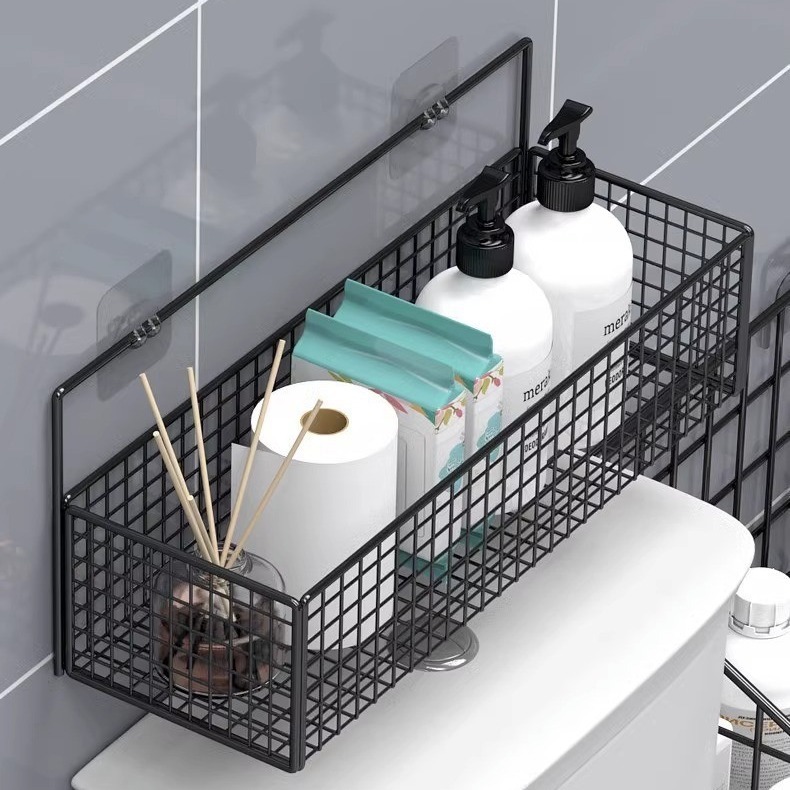 Kệ Để Đồ Nhà Tắm OENON, Kệ Nhà Bếp Chịu Tải 10KG, Giỏ Đựng Đồ Dán Tường Thép Không Gỉ Chắc Chắn