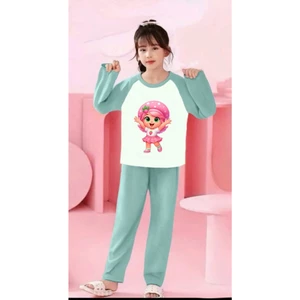 🌸 BỘ ĐỒ BÉ GÁI DÀI TAY – HÌNH CỰC ĐÁNG YÊU 🐱💕 DS537