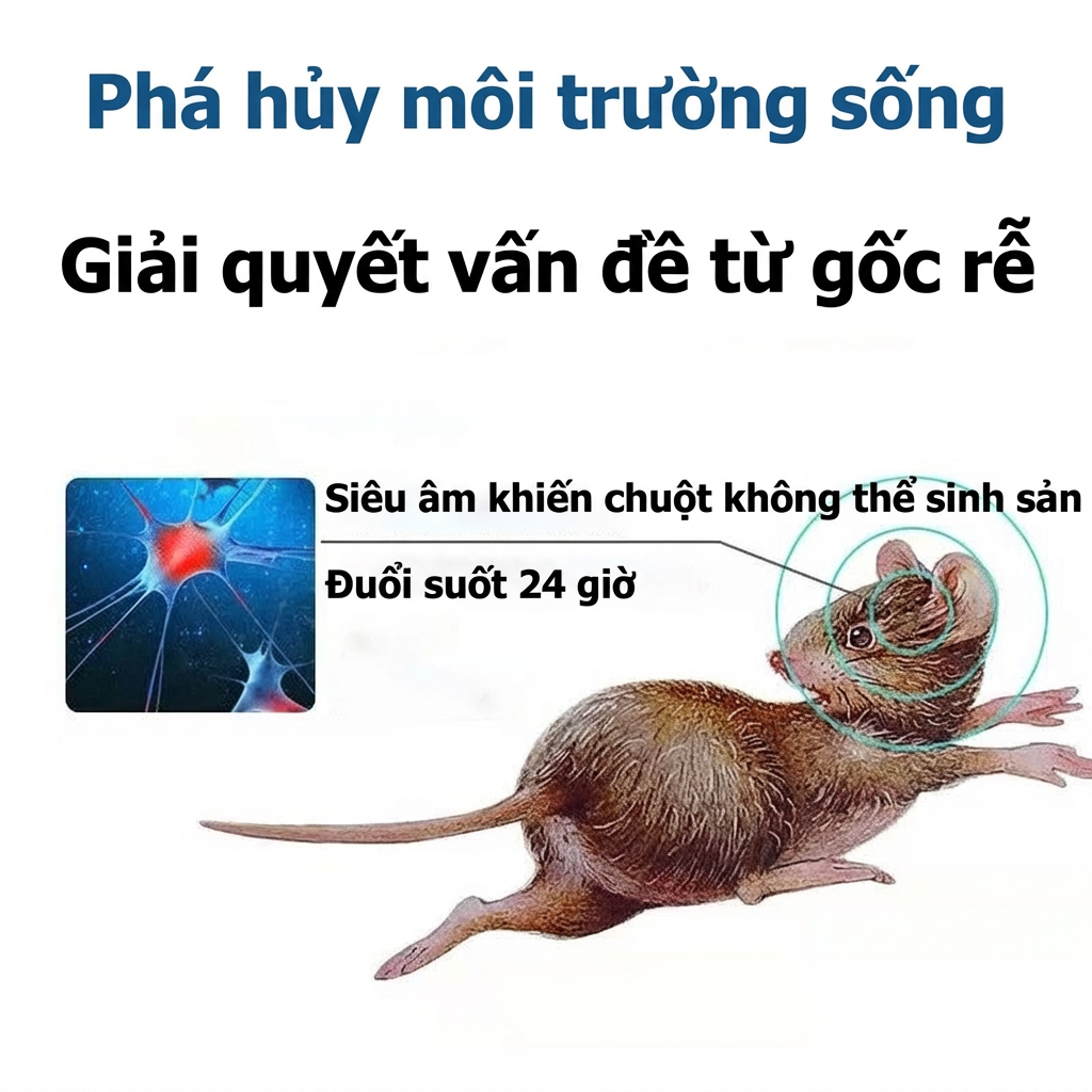 【Mua 1 tặng 1】Cập nhật mới 2026 máy đuổi chuột đuổi côn trùng an toàn không có dư lượng hóa chất máy đuổi chuột điện