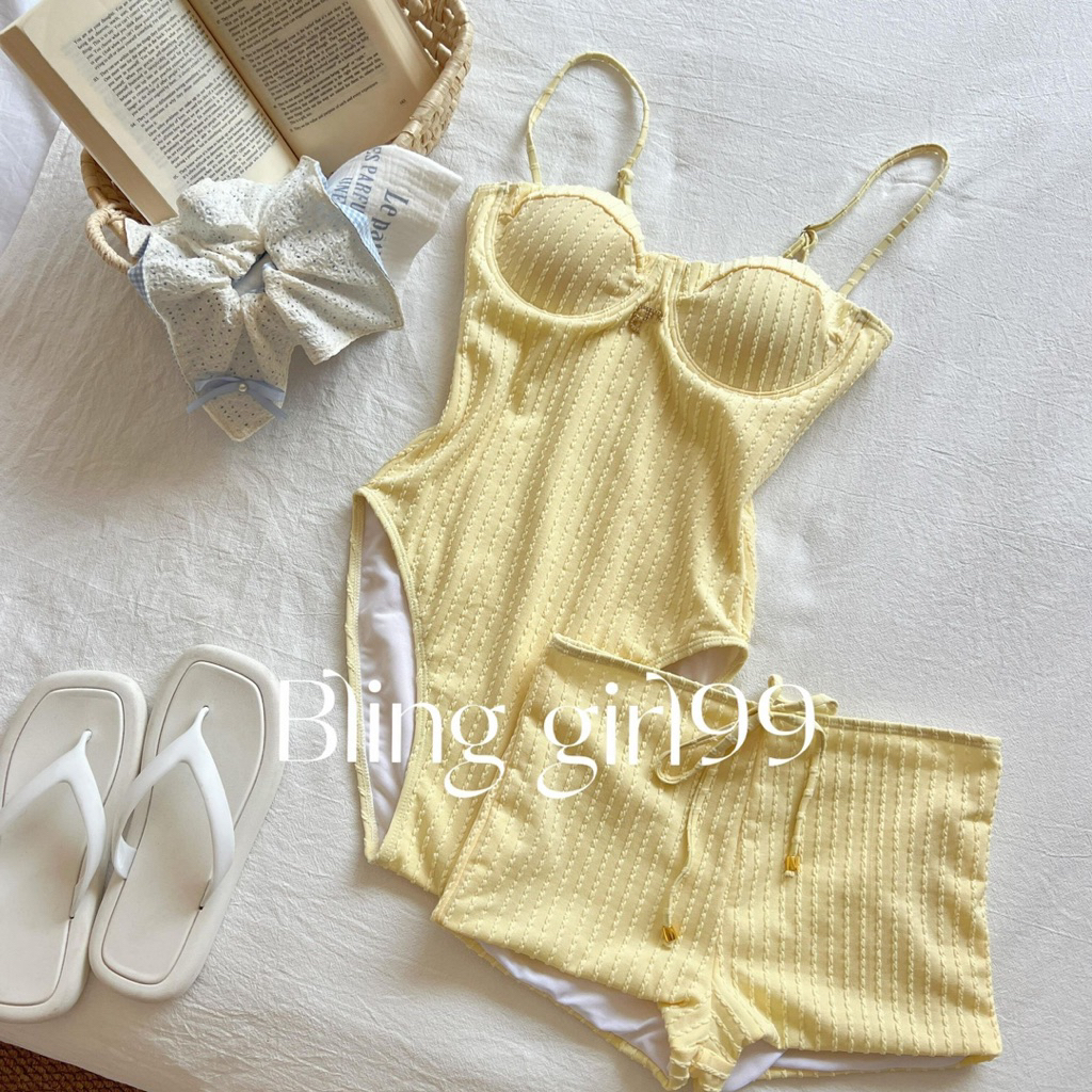 [ Có Sẵn From bé cần tăng size] Set BiKiNi Liền Thân Có đệm Mút Và Kèm Quần Như Ảnh(ib để hướng dẫn hoàn hàng)