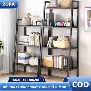 Kệ để đồ hình thang đa năng, kệ lưu trữ nhiều tầng, kệ sách kết hợp kệ cây cảnh, khung sắt chịu lực