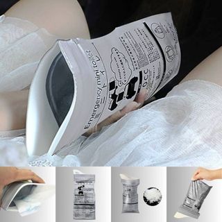 Homee.cok  Túi Vệ Sinh Khẩn Cấp Ô Tô 700ml – Túi Đi Tiểu Mini, Chống Rò Rỉ Không Mùi, Đông Cứng 3s
