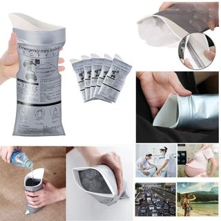 Homee.cok  Túi Vệ Sinh Khẩn Cấp Ô Tô 700ml – Túi Đi Tiểu Mini, Chống Rò Rỉ Không Mùi, Đông Cứng 3s