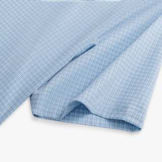 [T7_SALE 30%_HT] Áo Sơ Mi Nam Ngắn Tay Xanh Họa Tiết 9SMCH513XAH Biluxury Form SlimFit Kháng Khuẩn Bền Màu